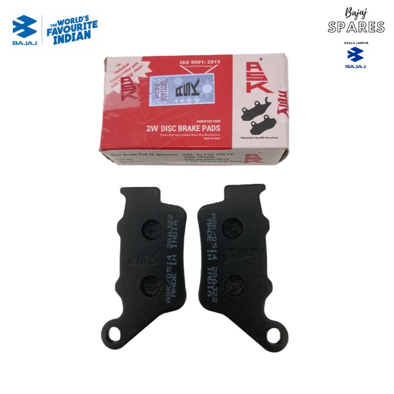 Brake Pad Rear Ns Rs Pulsar Dominar Bajaj Ktm Duke Ask