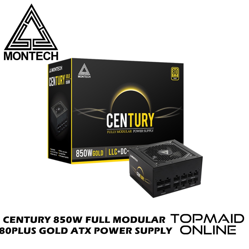 Montech Century W Plus Gold Full Modular Atx Power Supply