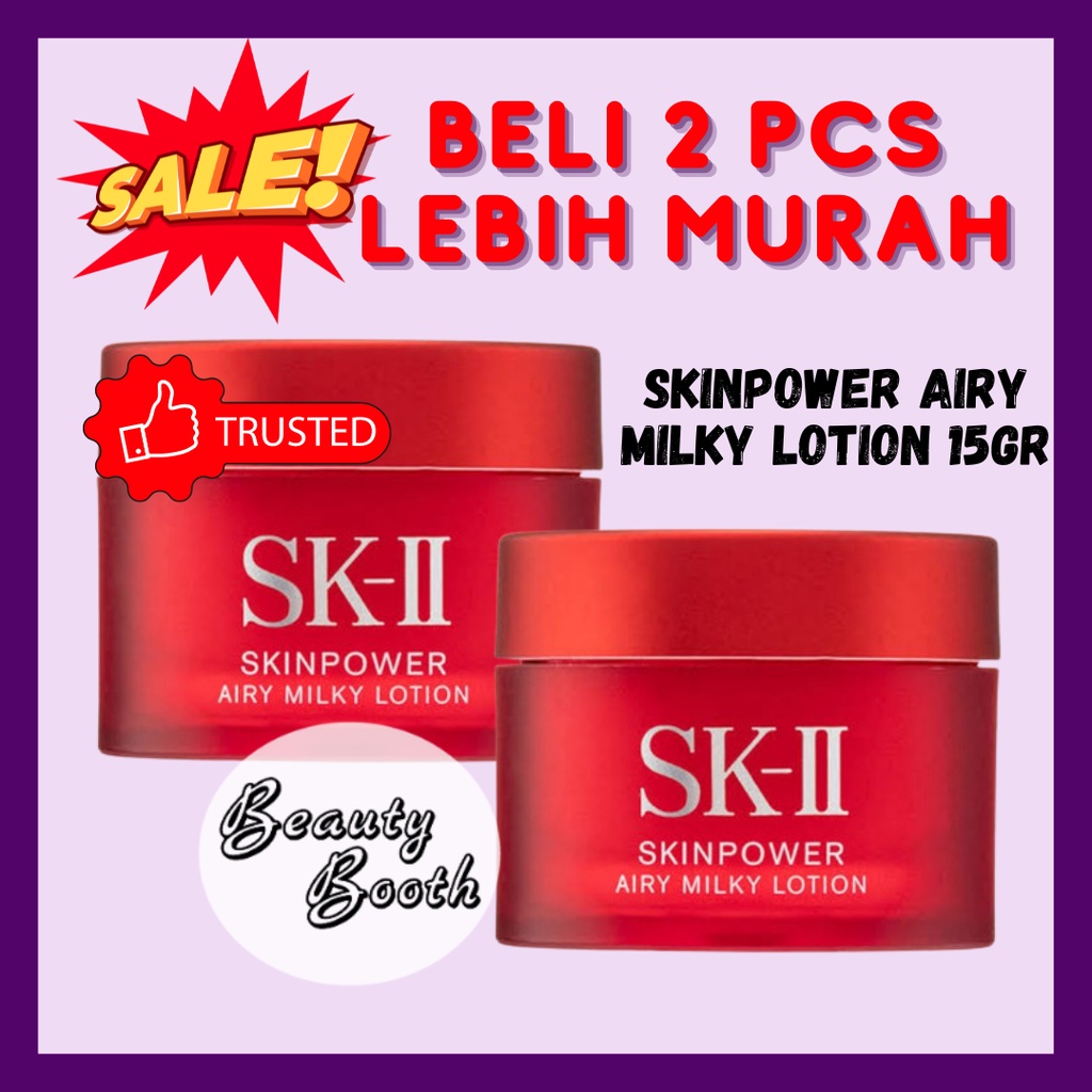 Sk Ii SKII SKII SK2 SK II Skinpower Airy Milky Lotion 15gr More 2PCS