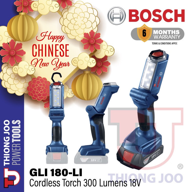 BOSCH GLI 180 LI CORDLESS TORCH SOLO Shopee Malaysia