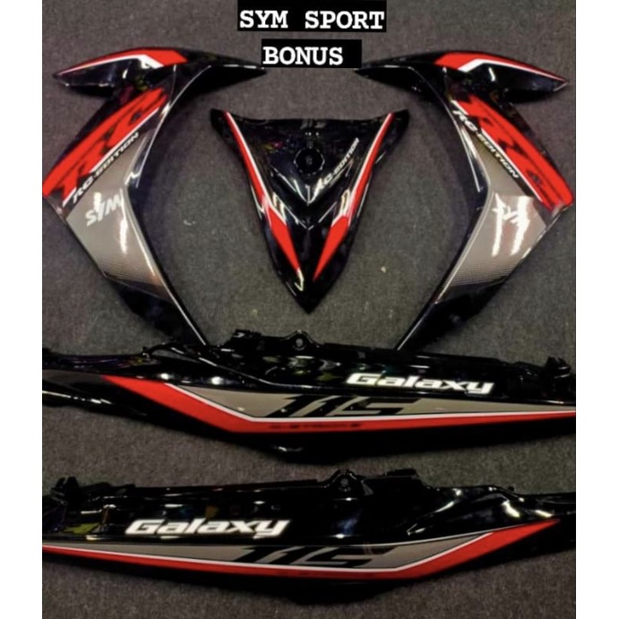 COVERSET DAN STICKER SYM SPORT BONUS Shopee Malaysia