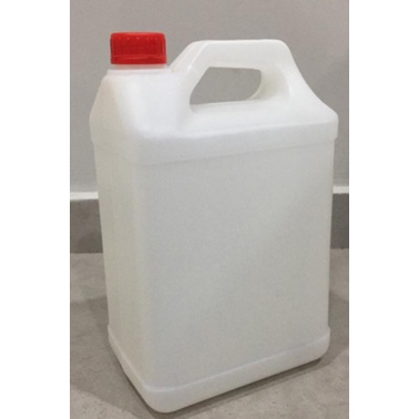 HDPE 5L JERRY CAN WATER CONTAINER C W RED CAP AND SEALER TONG