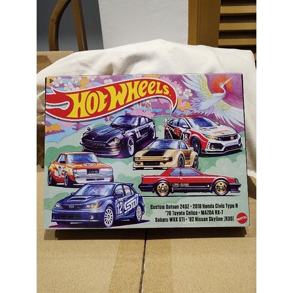 Hot Wheels Jdm Pack Ready Stock Datsun Honda Civic Toyota Celica