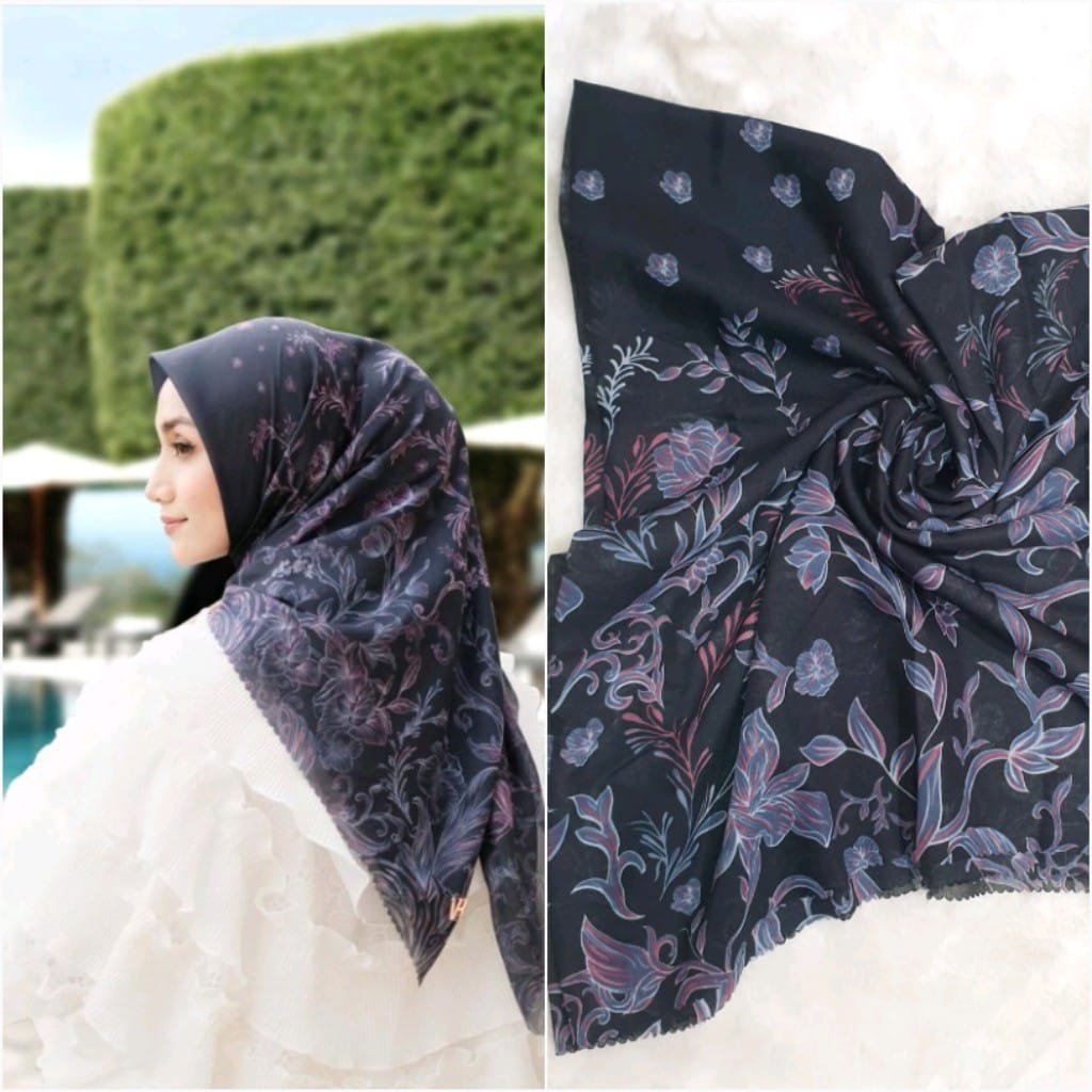 Premium Laser Cut Garden Premium Laser Cut Garden Hijab Voal Motif