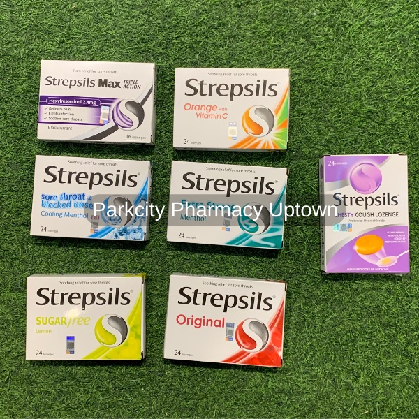 Strepsils Sore Throat Lozenges S S Orange Original Lemon Honey