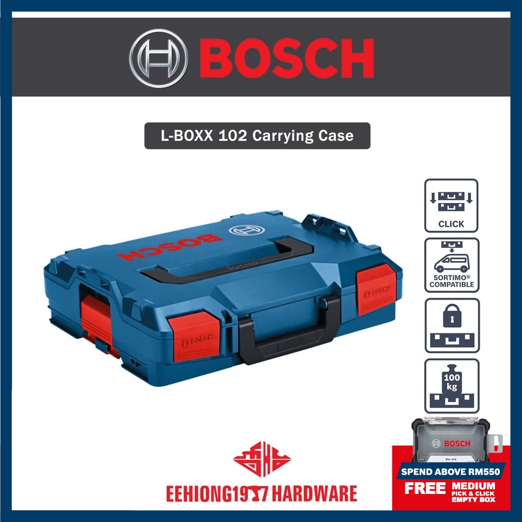 BOSCH L BOXX 102 Carrying Case Professional Tool Box BOXX Kotak