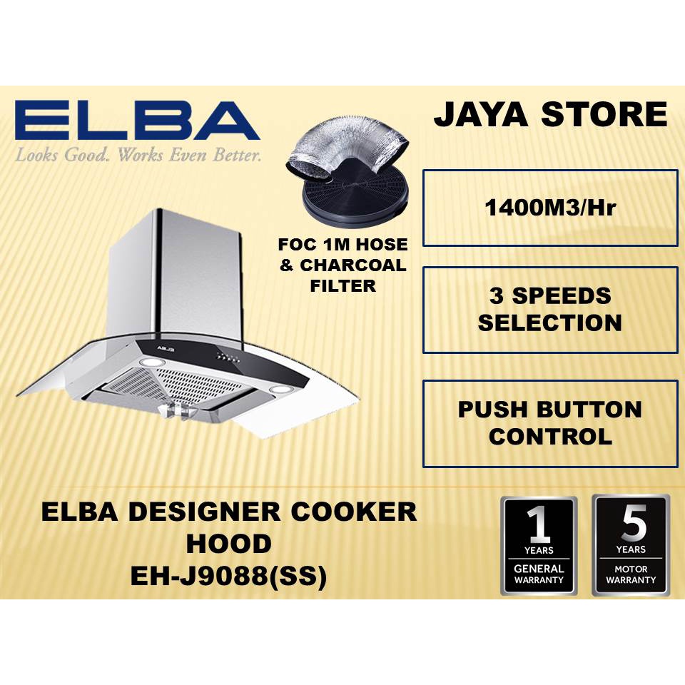 Elba Infinito Cooker Hood Eh J Ss Shopee Malaysia