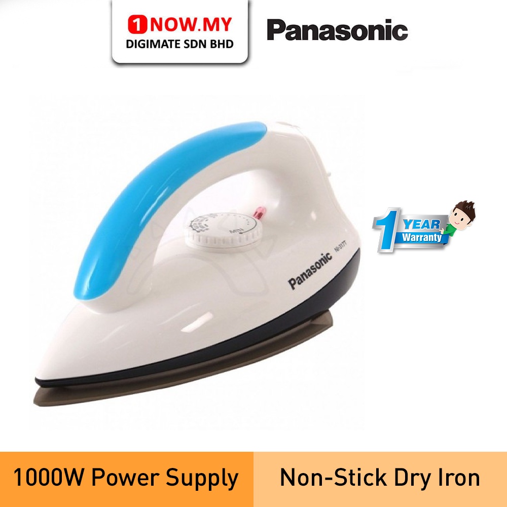 PANASONIC Dry Iron NI 317T 1000W Non Stick Easy Lightweight Seterika