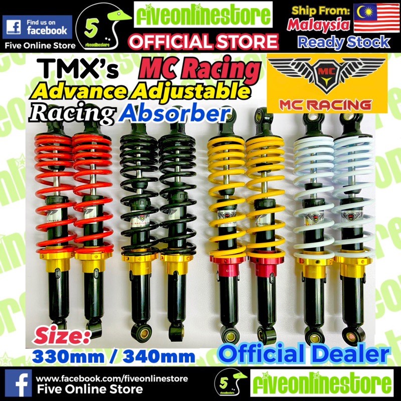 Mc Racing Adjustable Absorber Mm Mm Mm Ex Kriss Rxz Wave