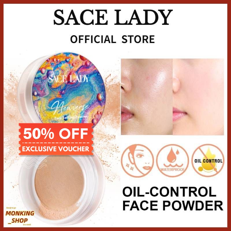 SACE LADY 3 Colors Loose Setting Powder Oil Control Smooth Face Makeup