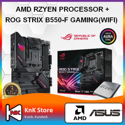 ASUS ROG STRIX B550 F GAMING WiFi B550 AM4 Motherboard AMD ATHLON