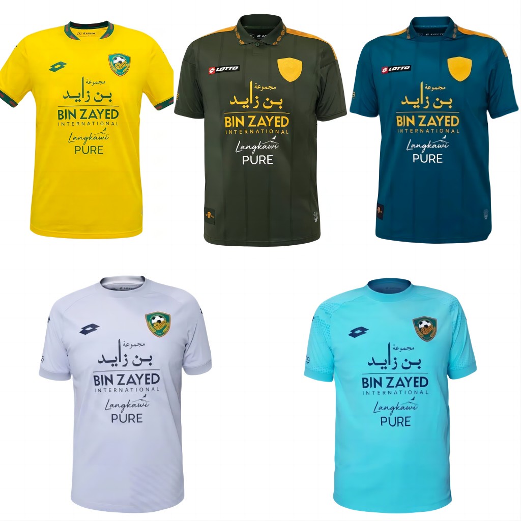 Kedah Jersey 2023 Home Away Third Lotto Shirt Jersey 2023 Player Issue