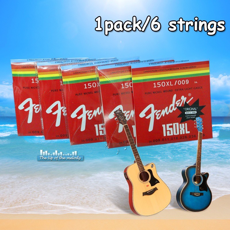 1 or 3 pack Electric Guitar Nickle Wound Extra Light Steel Strings