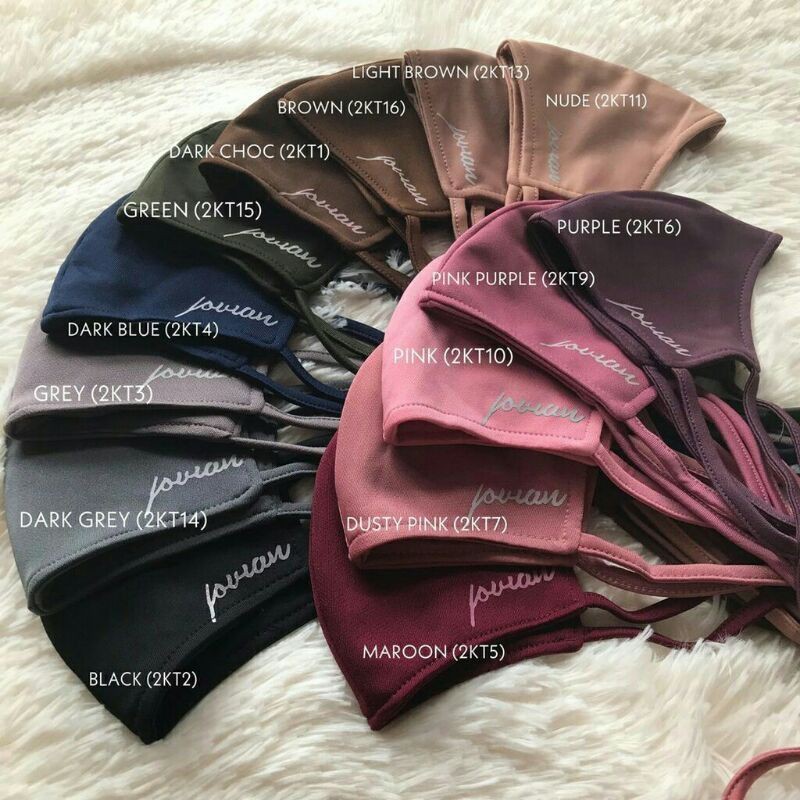 Face Mask Jovian Plain (READYSTOCK) Shopee Malaysia