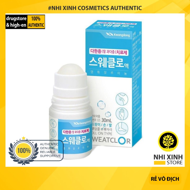 [WITH KOREA] Kwangdong Sweatclor Deodorant Roll 30ml Shopee Malaysia