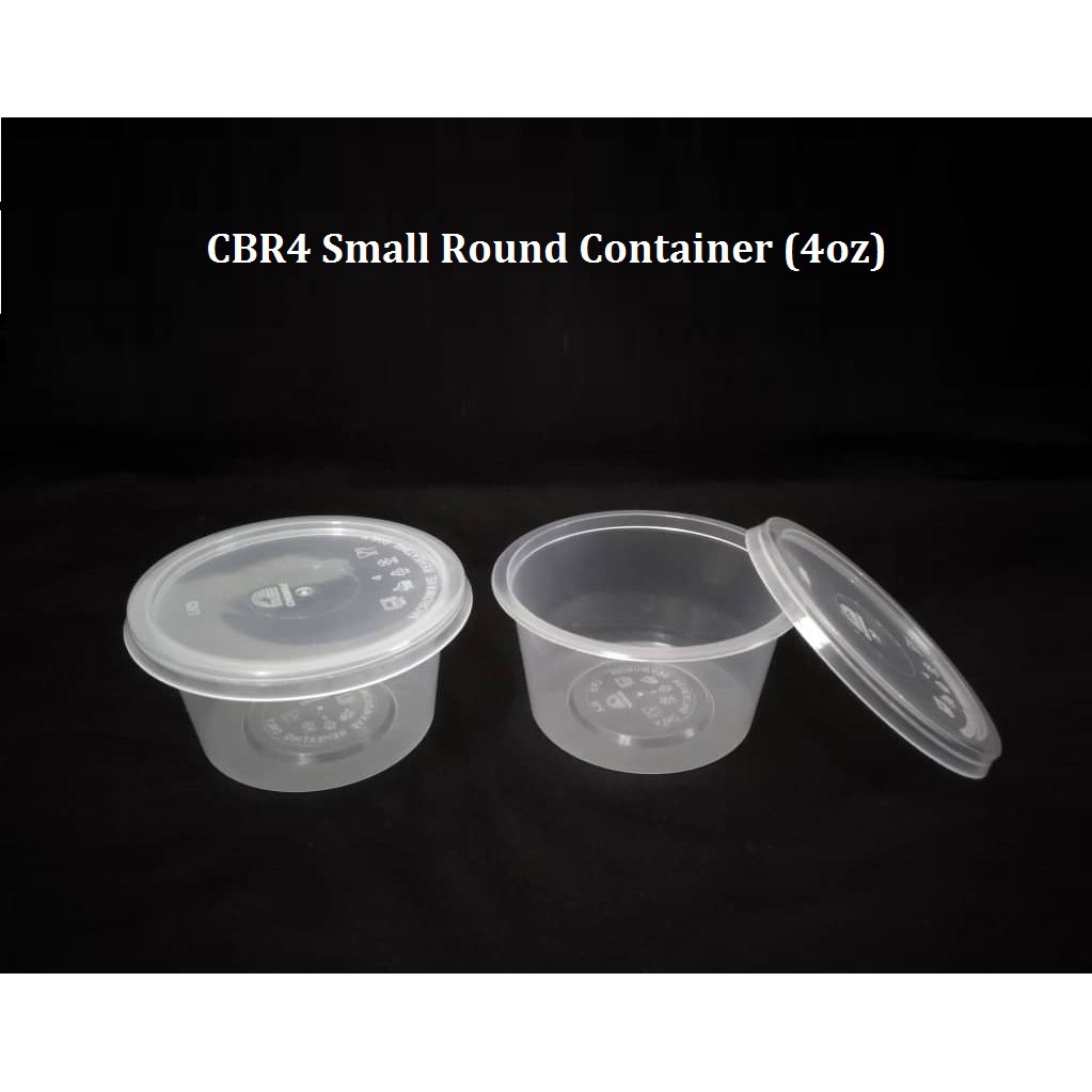 Buy Cbr4 4oz Round Plastic Container Bekas Dadih Jeli Bekas Sos Seetracker Malaysia