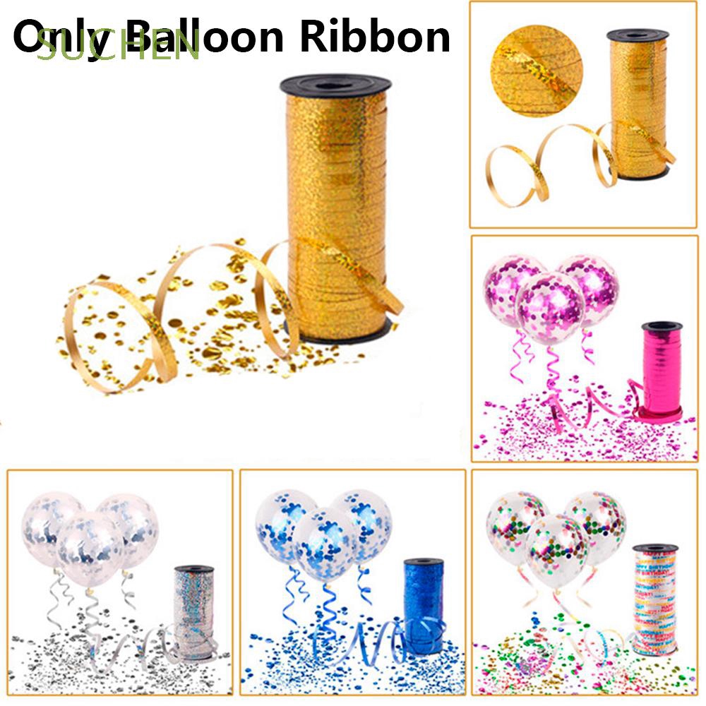 Decor DIY Party Supplies Silk Balloon Ribbon Roll Gifts Wrapping Foil Curling