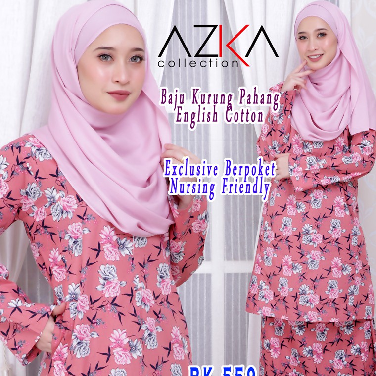 BIG Sale  Kurung  Pahang  English Cotton by Azka 