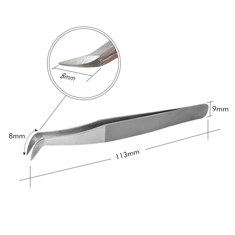 Eyelash Tweezers collection for Professional Use Volume Individual