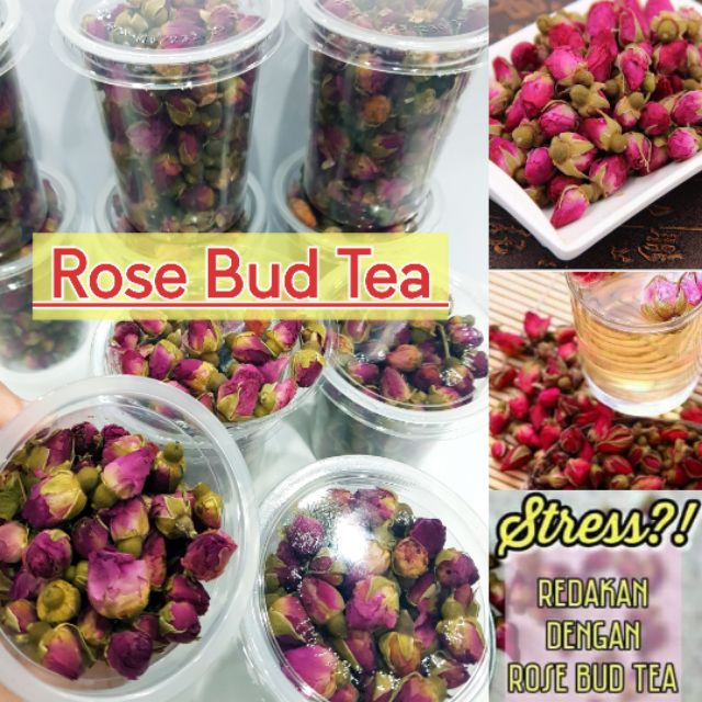 Teh Rose Bud Banyk Manfaat Rose Tea Bud Refreshing Shopee Malaysia