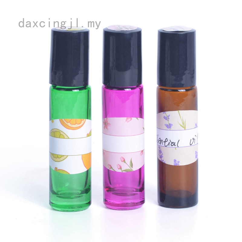 Blank Essential Oil Bottles Cap Lid Labels Bottles Body Stickers