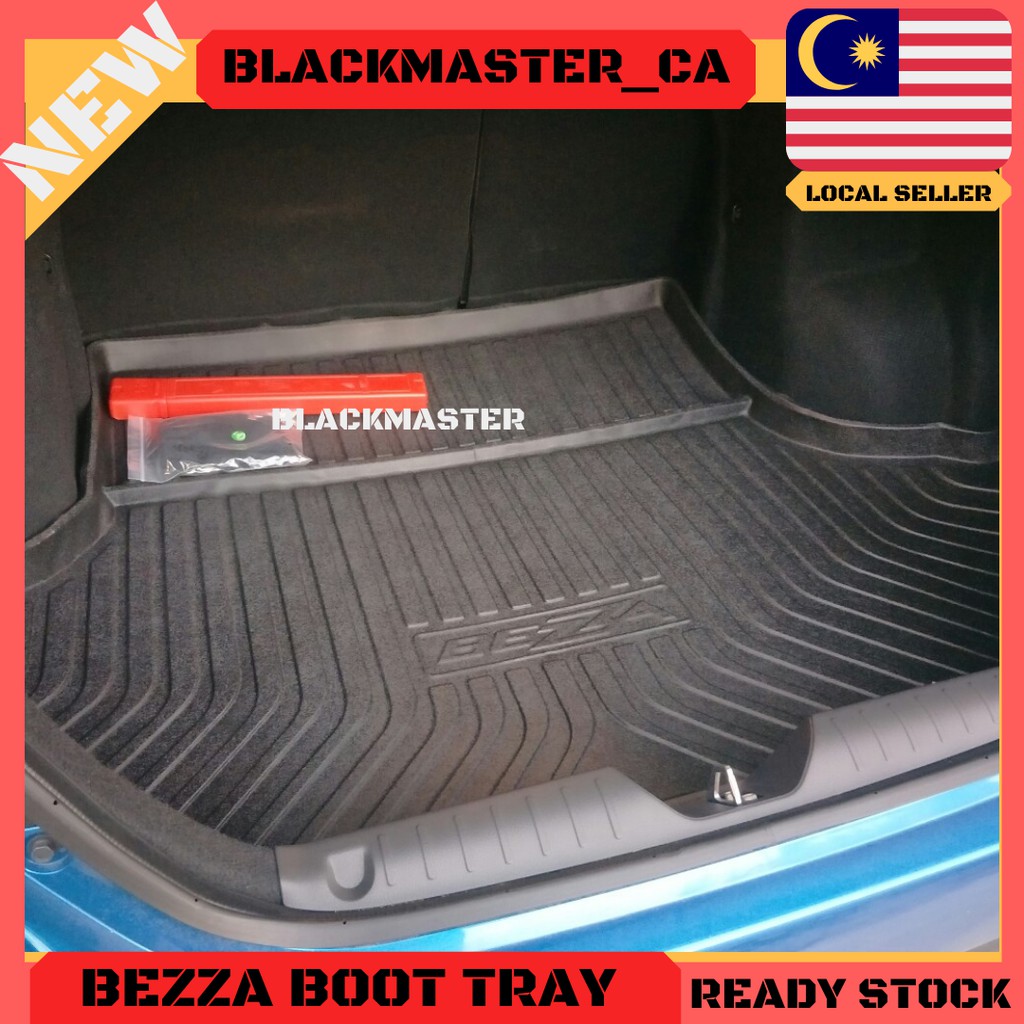 Perodua Bezza 20162020 Boot Tray Trunk Tray Cargo Tray Rubber Tray
