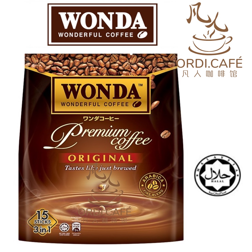 Wonda 3-in-1 Premium Coffee Original (15’s x 23g)