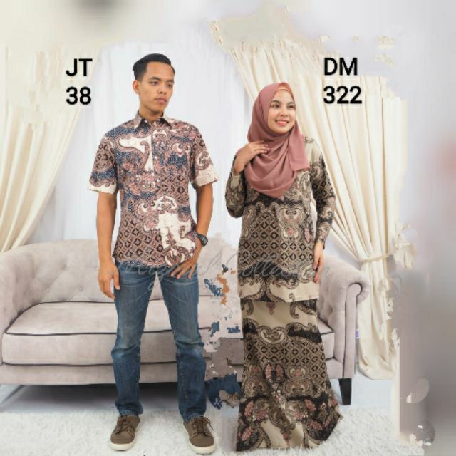 Kemeja Batik  Couple Baju  Batik  Sedondon Kurung Cotton 