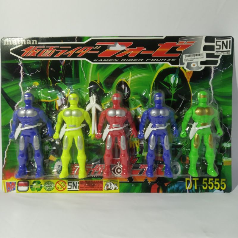Power Ranger Set Of 5pcs Robot Toys Children Shopee Malaysia