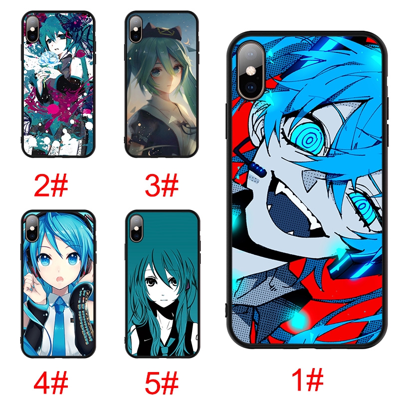 Iphone Xs Max Xr X 5s 6s 7 8 Plus Vocaloid Hatsune Miku Soft Tpu Case Shopee Malaysia