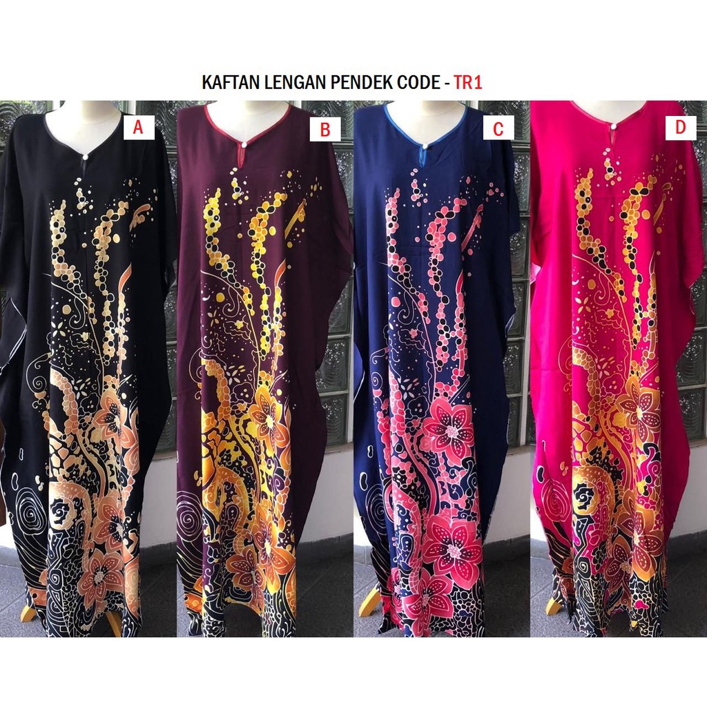 100 COTTON  KAFTAN BATIK TERENGGANU  BAJU  KELAWAR Shopee 