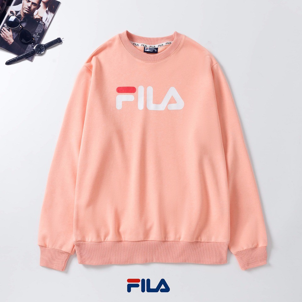 pink fila sweater