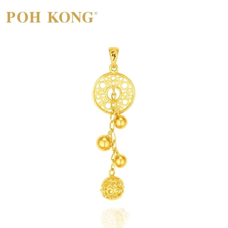 POH KONG 916/22K Yellow Gold Tranz Pendant Shopee Malaysia
