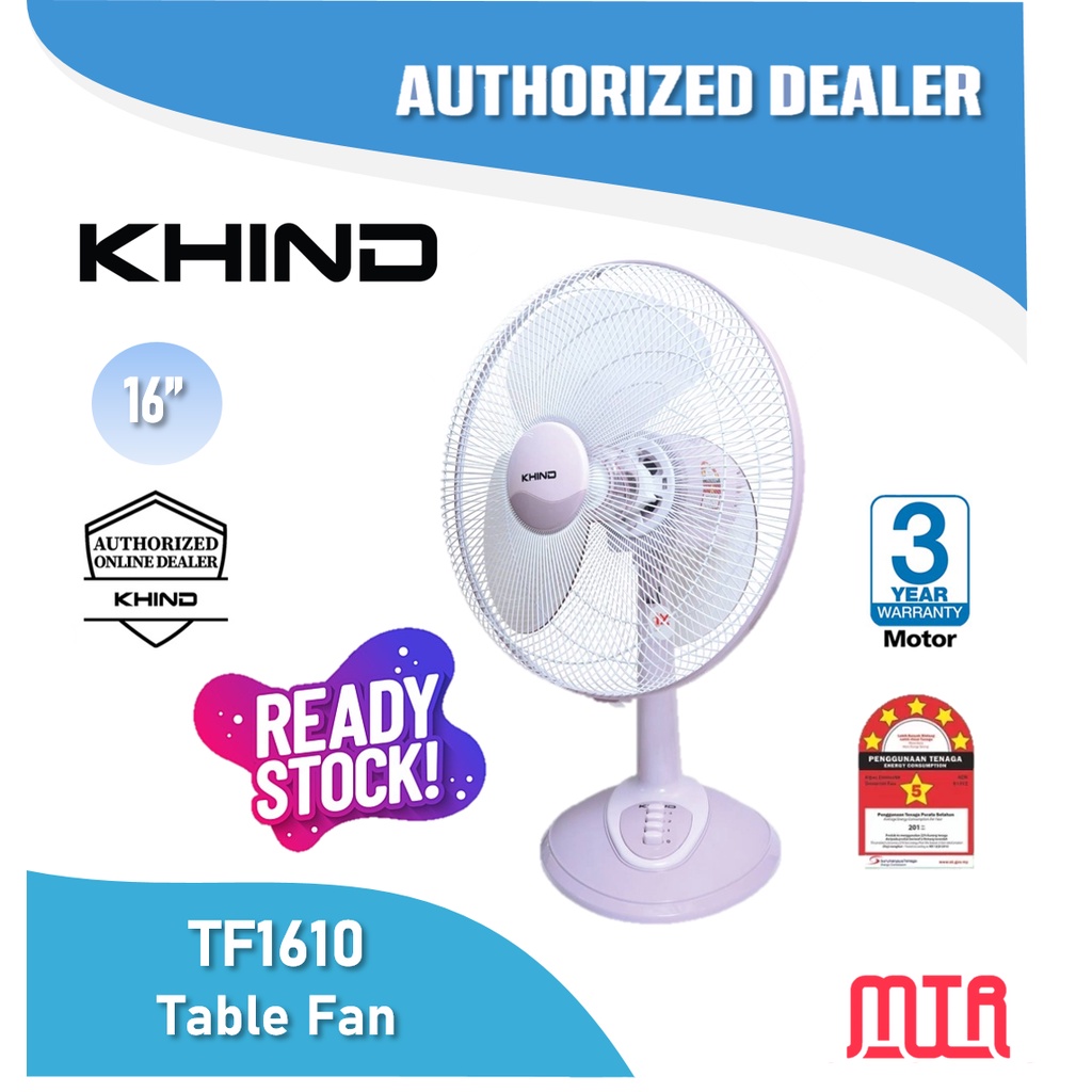 Midea Table Fan 12 16 Mf 16ft15nb Sharp Khind Tf168e Tf1210se Toshiba 12 Shopee Malaysia