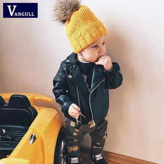 newborn baby leather jacket
