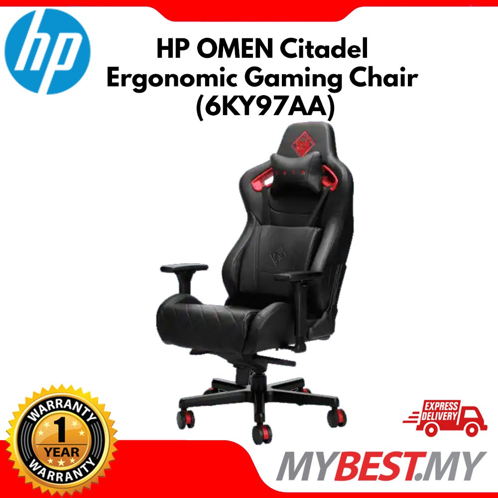 HP OMEN Citadel Gaming Chair Ergonomic Gaming Chair (6KY97AA) Shopee Malaysia
