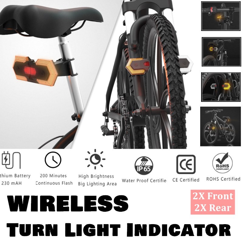 wireless remote control bicycle turn light