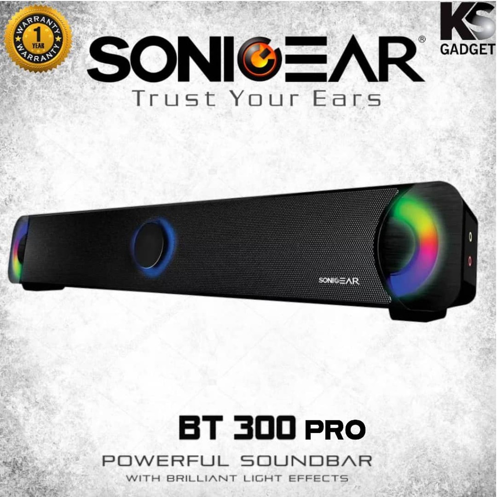 sonicgear bt300 soundbar