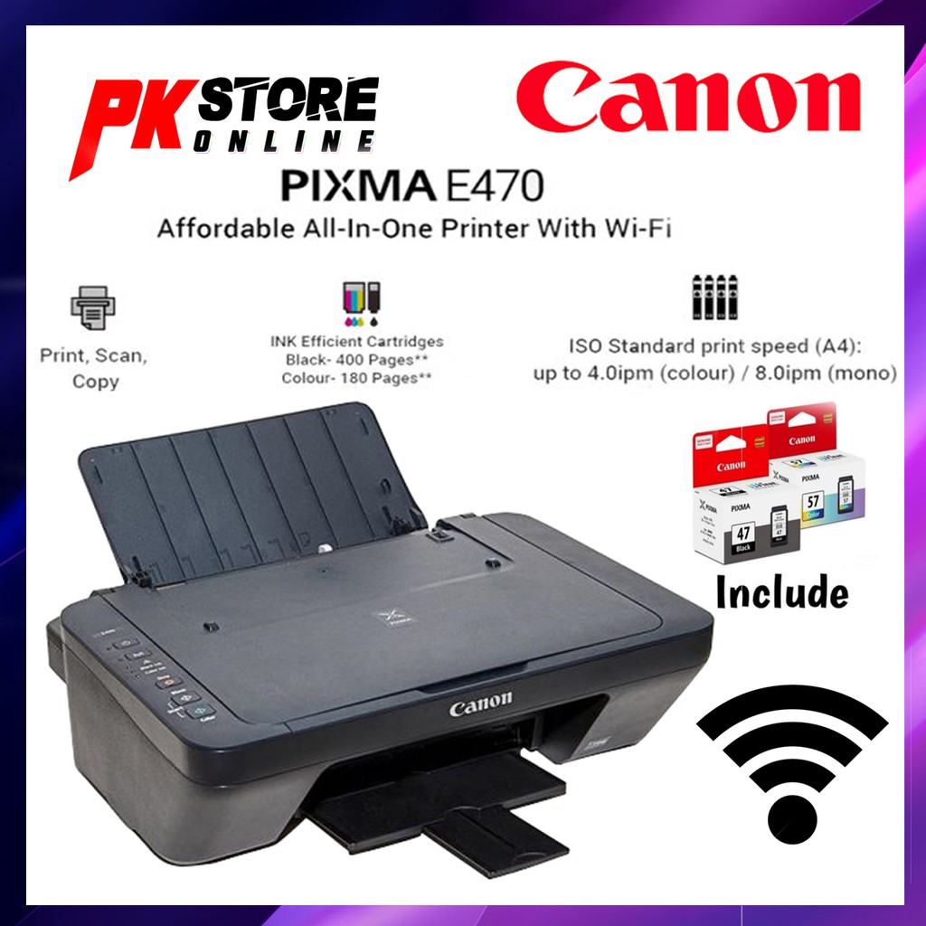 Canon Pixma E470 Prices And Promotions Jun 2021 Shopee Malaysia