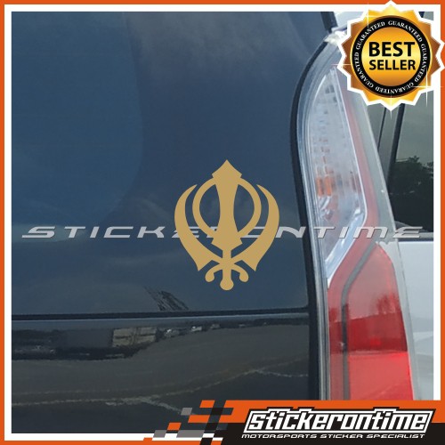 SIKH PUNJABI Symbol Car Sticker Shopee Malaysia