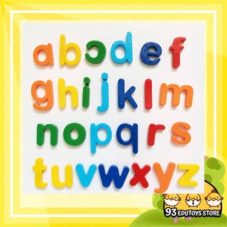 Magnetic Colourful Uppercase / Lowercase Alphabets Letters Numbers ...