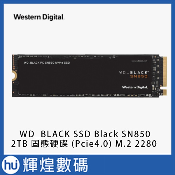 Western Digital Ssd Black Sn850 Series 2tb Ssd Pcie Gen4 M 2 Shopee Malaysia