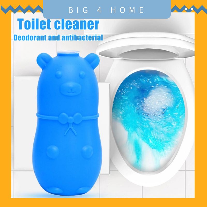 Toilet Flush Cleaner Blue Grizzly Bear Toilet Bowl Flush Aromatic