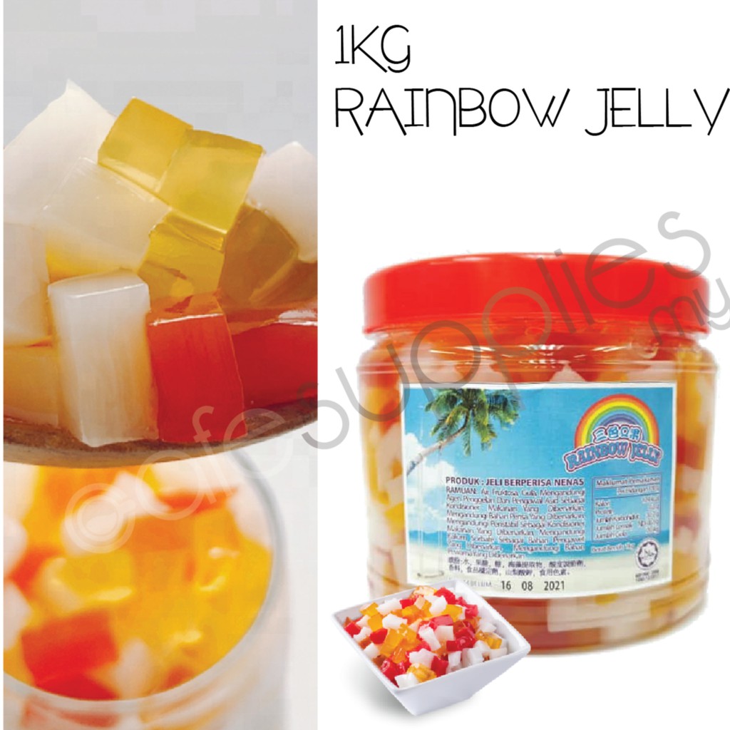 1KG HALAL RAINBOW JELLY TOPPING Shopee Malaysia