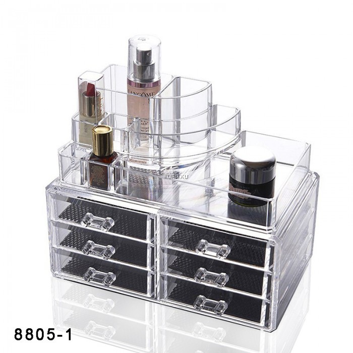 Acrylic Cosmetic Makeup Jewelry 6 Drawer Case Organizer Shopee