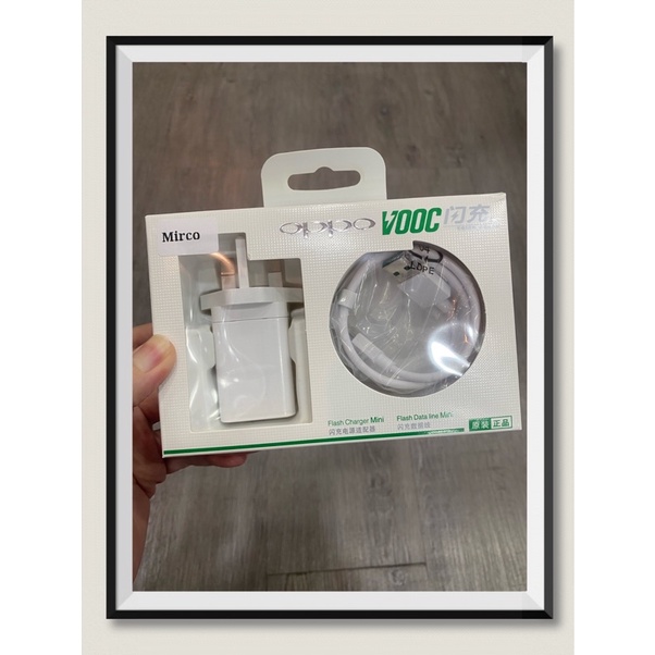 OPPO VOOC 5V/4A 100 Original Flash Charger & VOOC USB Cable (VOOC