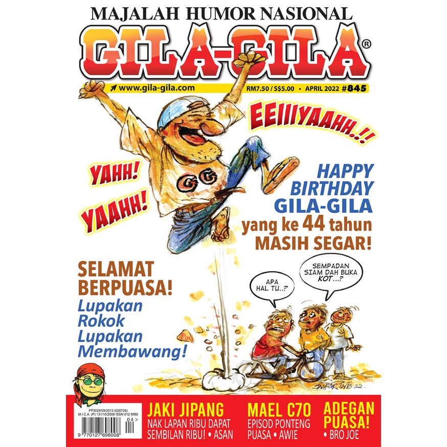 Featured image of Majalah Gila-Gila #845 (April 2022)