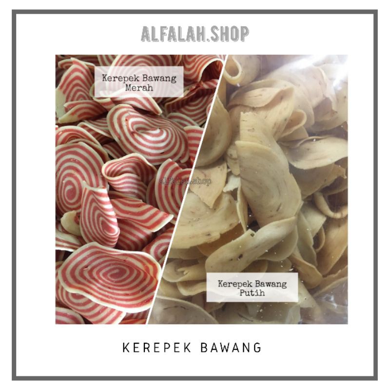 Kerepek Bawang / Kerepek Bawang Putih Sedap