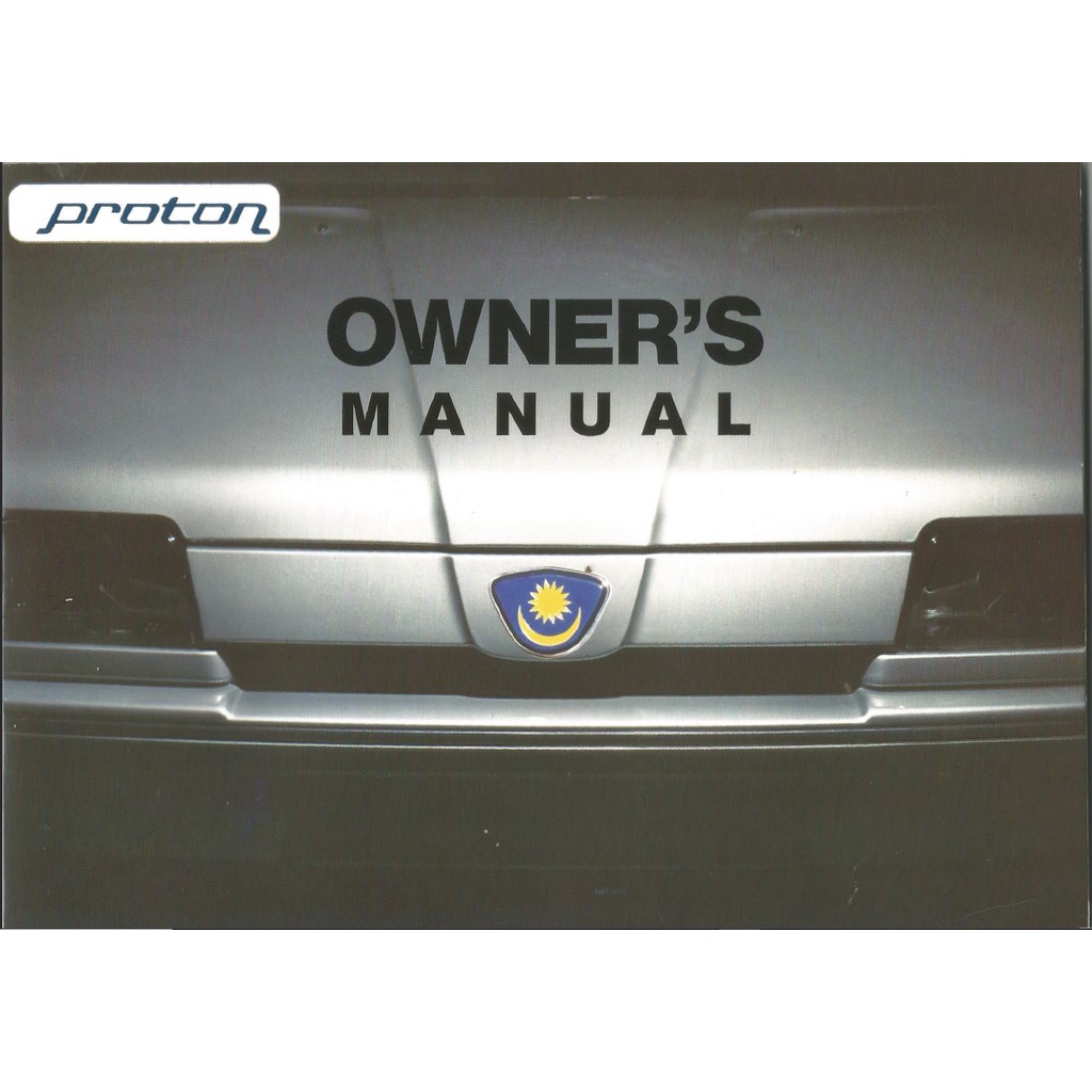 Proton Saga Iswara book buku (PDF Softcopy) Owner`s Manual + Service booklet Shopee Malaysia