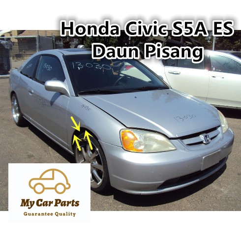 Honda Civic S5A ES1/ES2 ET 00-05 FRONT Daun Pisang (Fender Liner 